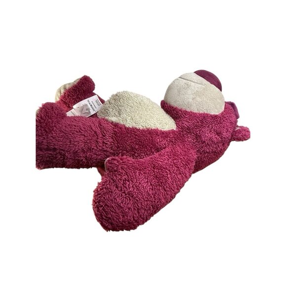 Disney Store 15" Lotso Huggin Bear Plush Strawberry Scent Toy Story 3 Stuffed - Picture 8 of 8